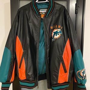 Vintage Miami Dolphins Leatherjacket